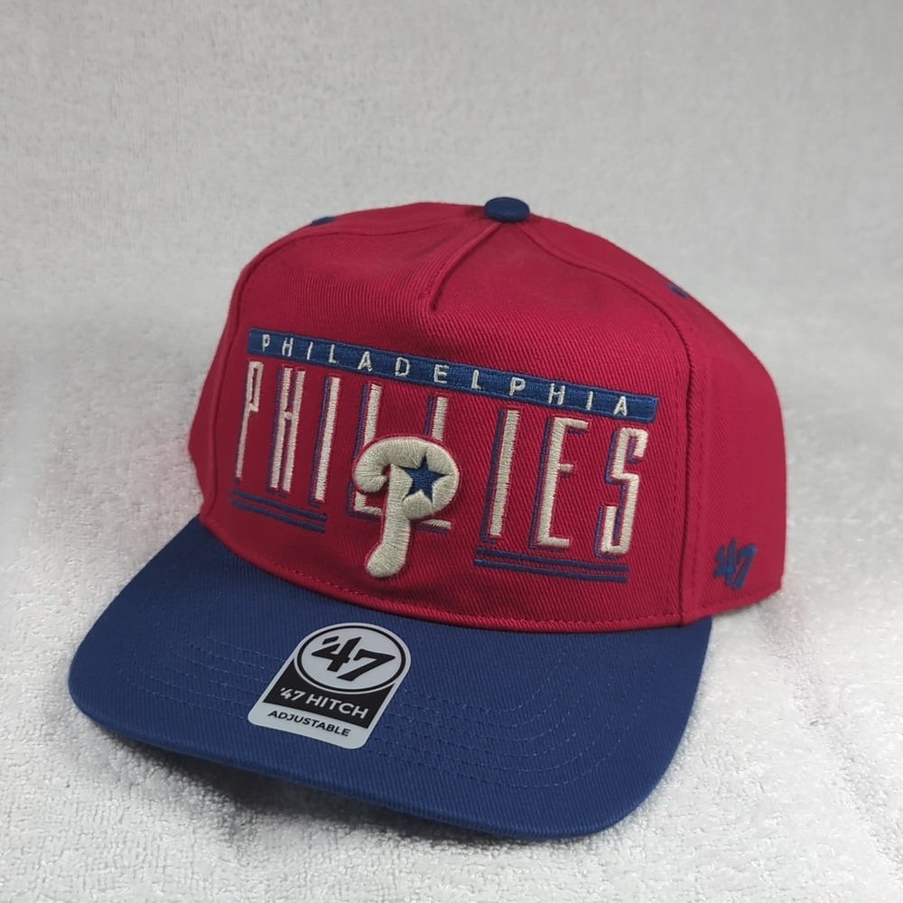 Philadelphia Phillies 47 Brand Cooperstown Hitch Snapback Adjustable Adult Hat - Picture 1 of 8